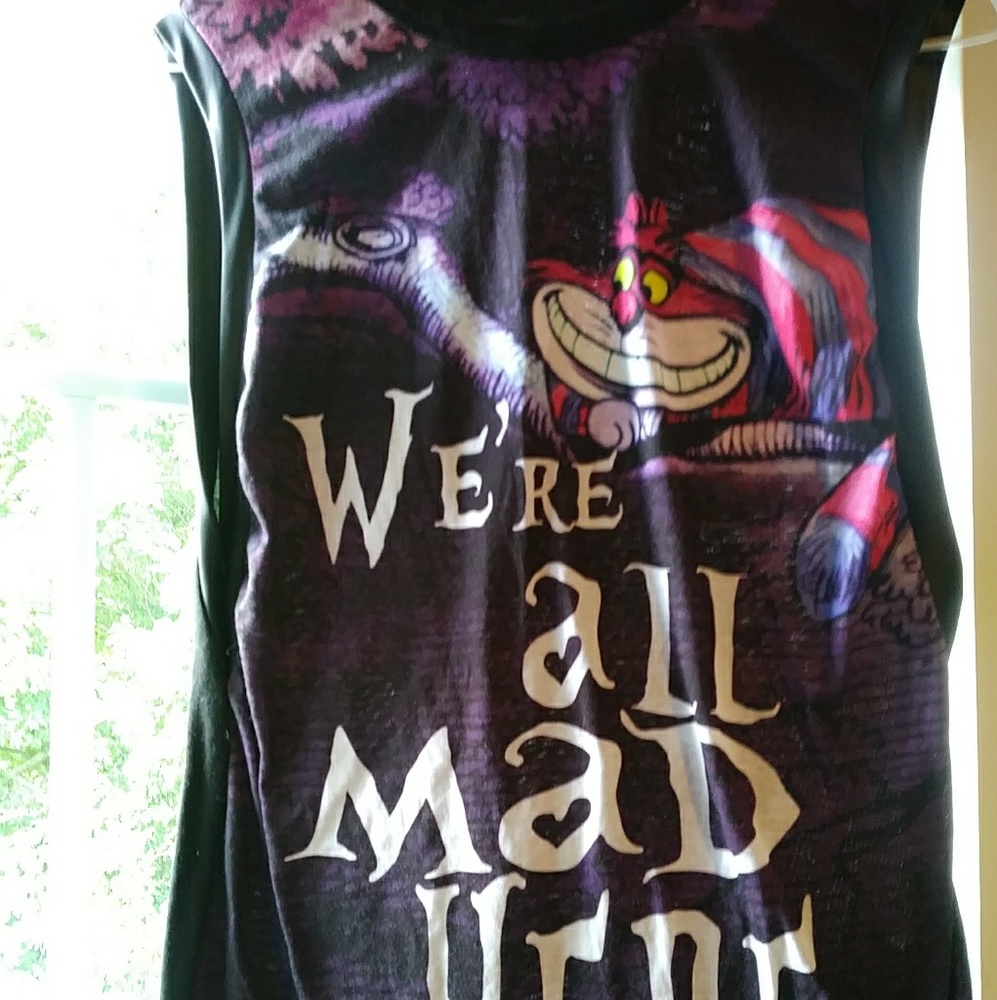 Cheshire cat muscle tank